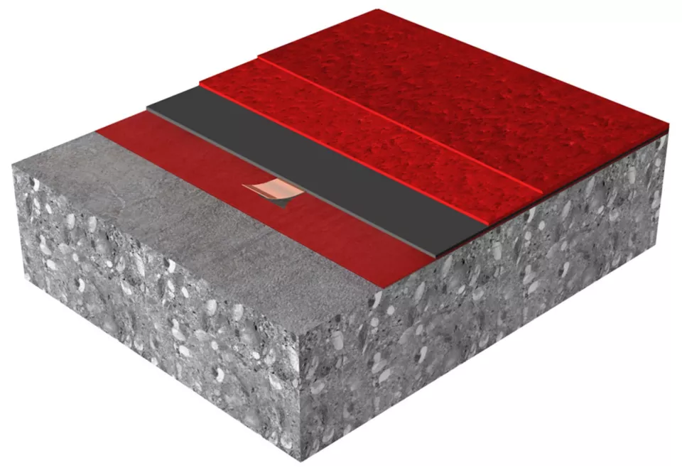 تصویر لایه های کفپوش رزینی